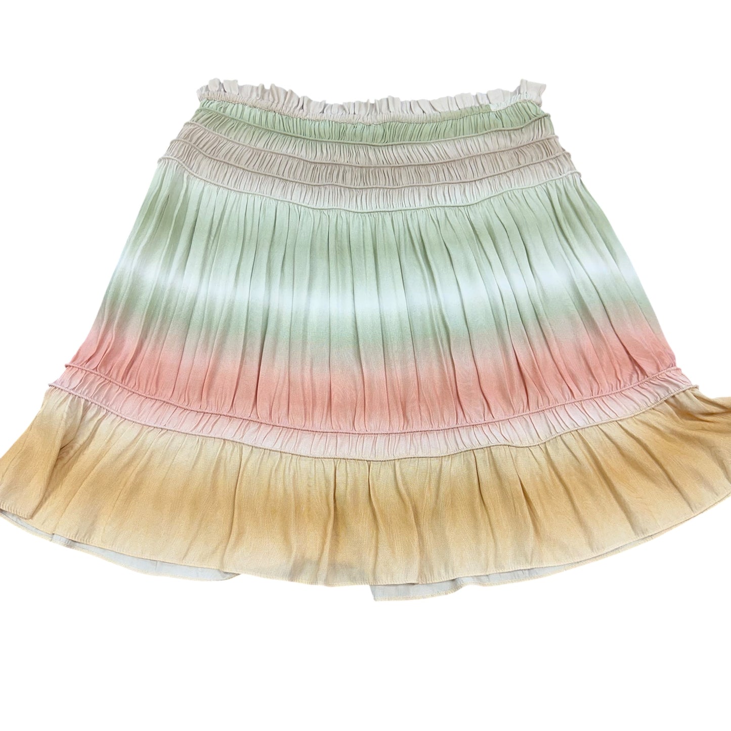 CURRENT AIR SATIN OMBRE SKIRT 100 LARGE