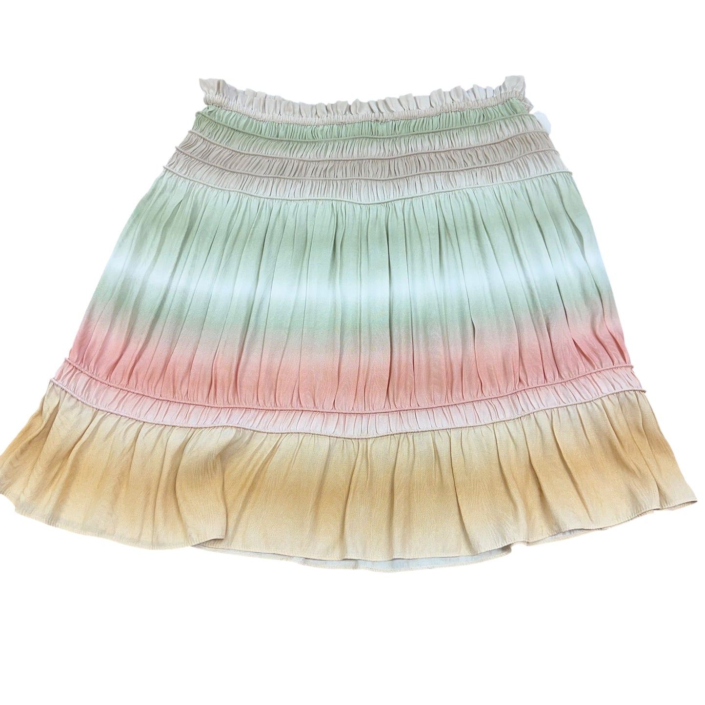 CURRENT AIR SATIN OMBRE SKIRT 100 LARGE