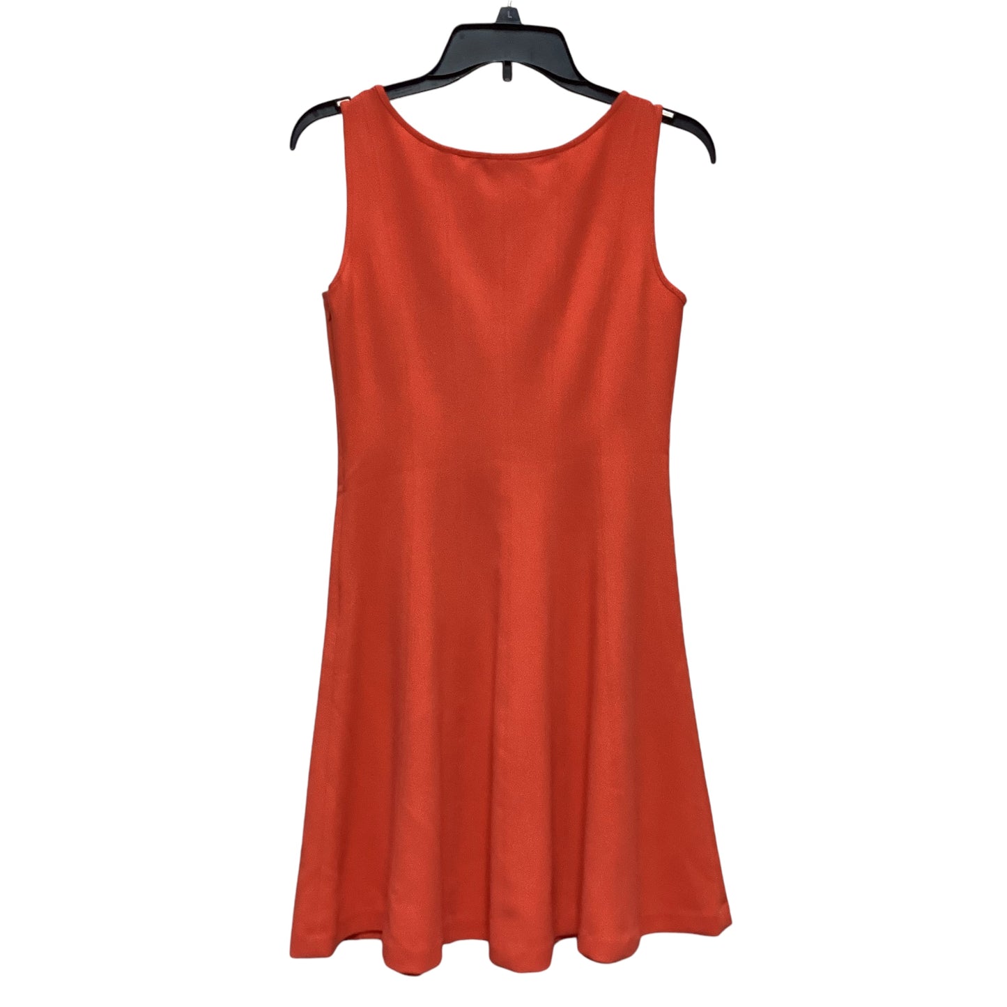 LOFT FIT FLARE ORANGE DRESS - SZ 2 - 190