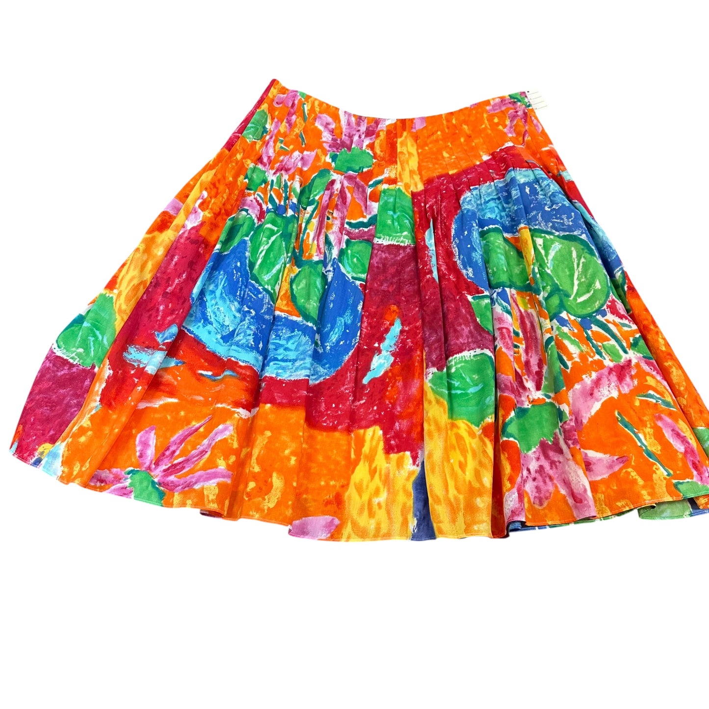 RALPH LAUREN COLORFUL SKIRT 100 SZ 8