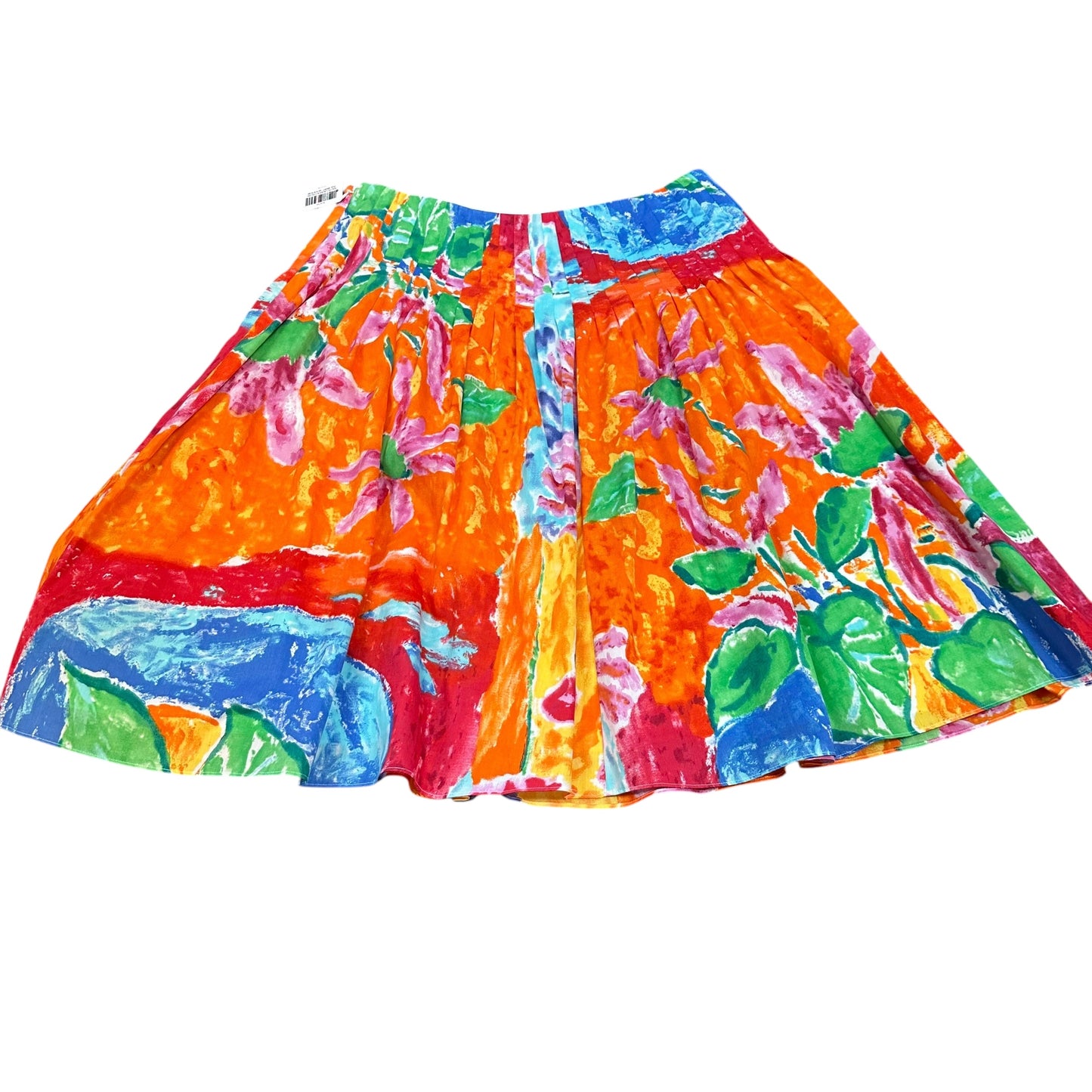 RALPH LAUREN COLORFUL SKIRT 100 SZ 8