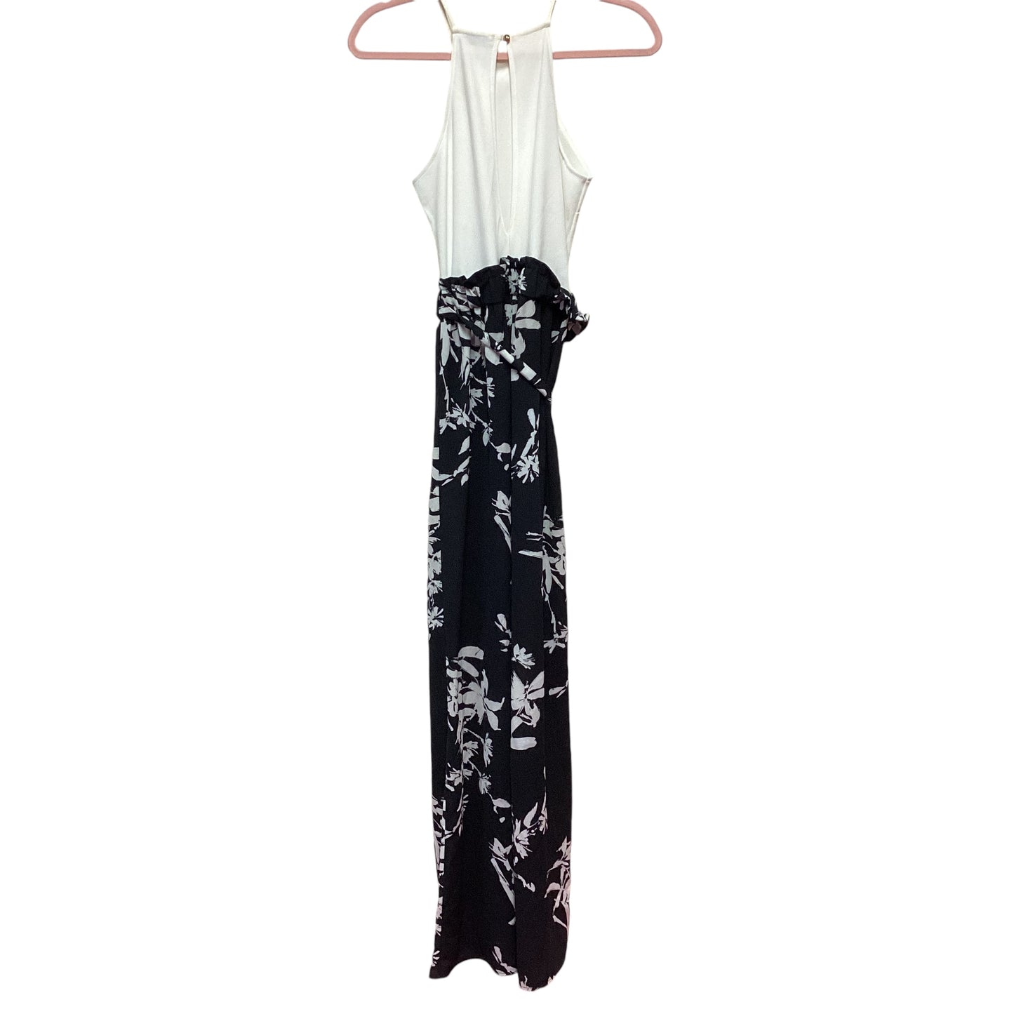 SHOP17 BLACK WHITE JUMPSUIT DRESS - SMALL/MEDIUM - 189