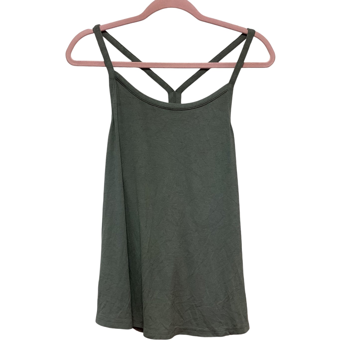 ZYIA GREEN RIBBED TANK TOP - XXXL - 123