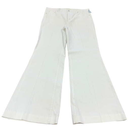 JESSICA SIMPSON WHITE TROUSER JEANS 100 SZ 32
