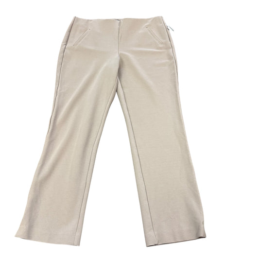CHICOS TAN PULL ON PANTS 11 SZ 12