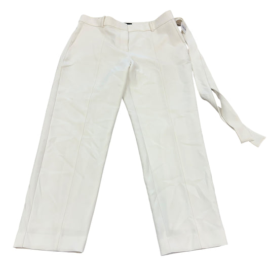 ANN TAYLOR CREAM SLACKS 11 SZ 10