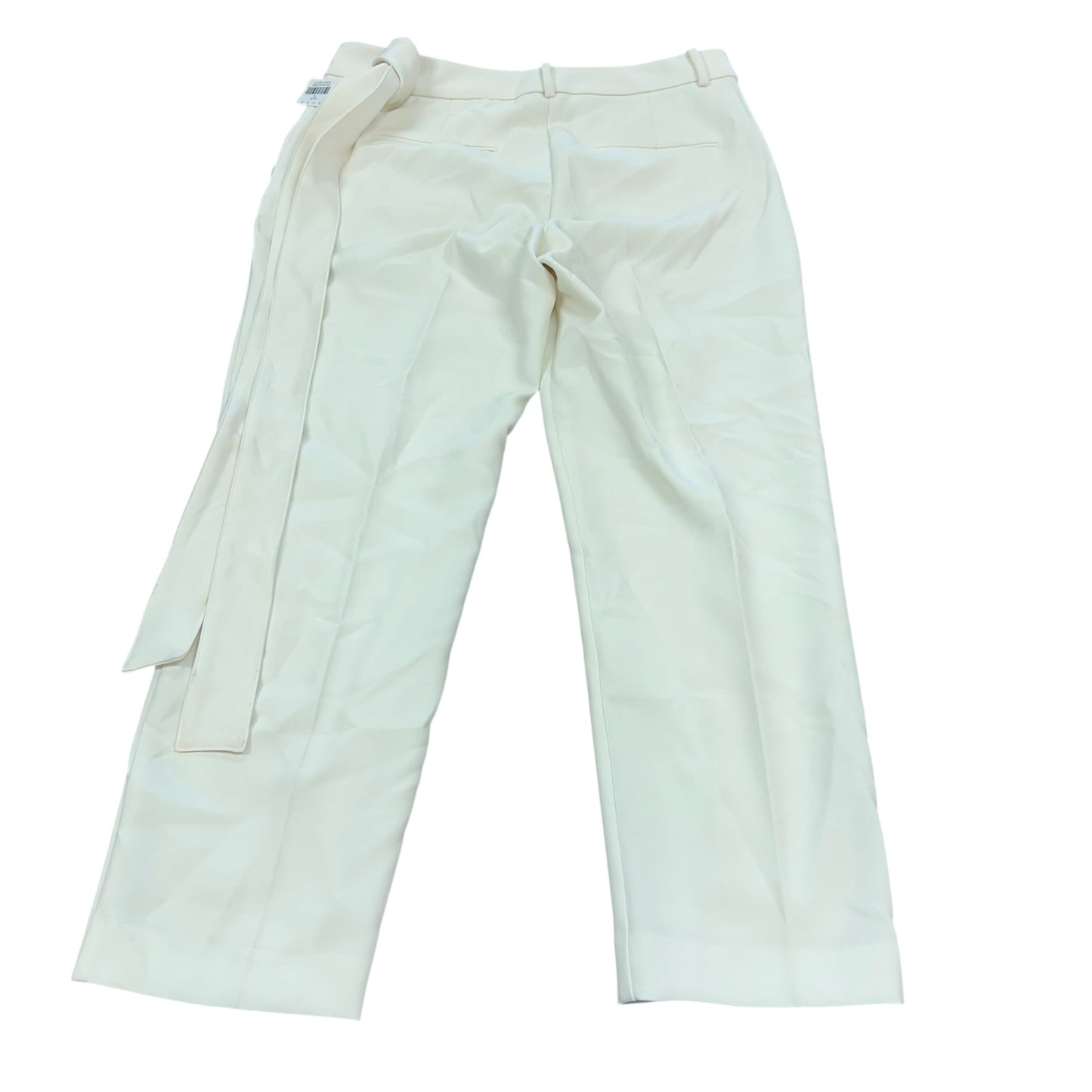 ANN TAYLOR CREAM SLACKS 11 SZ 10