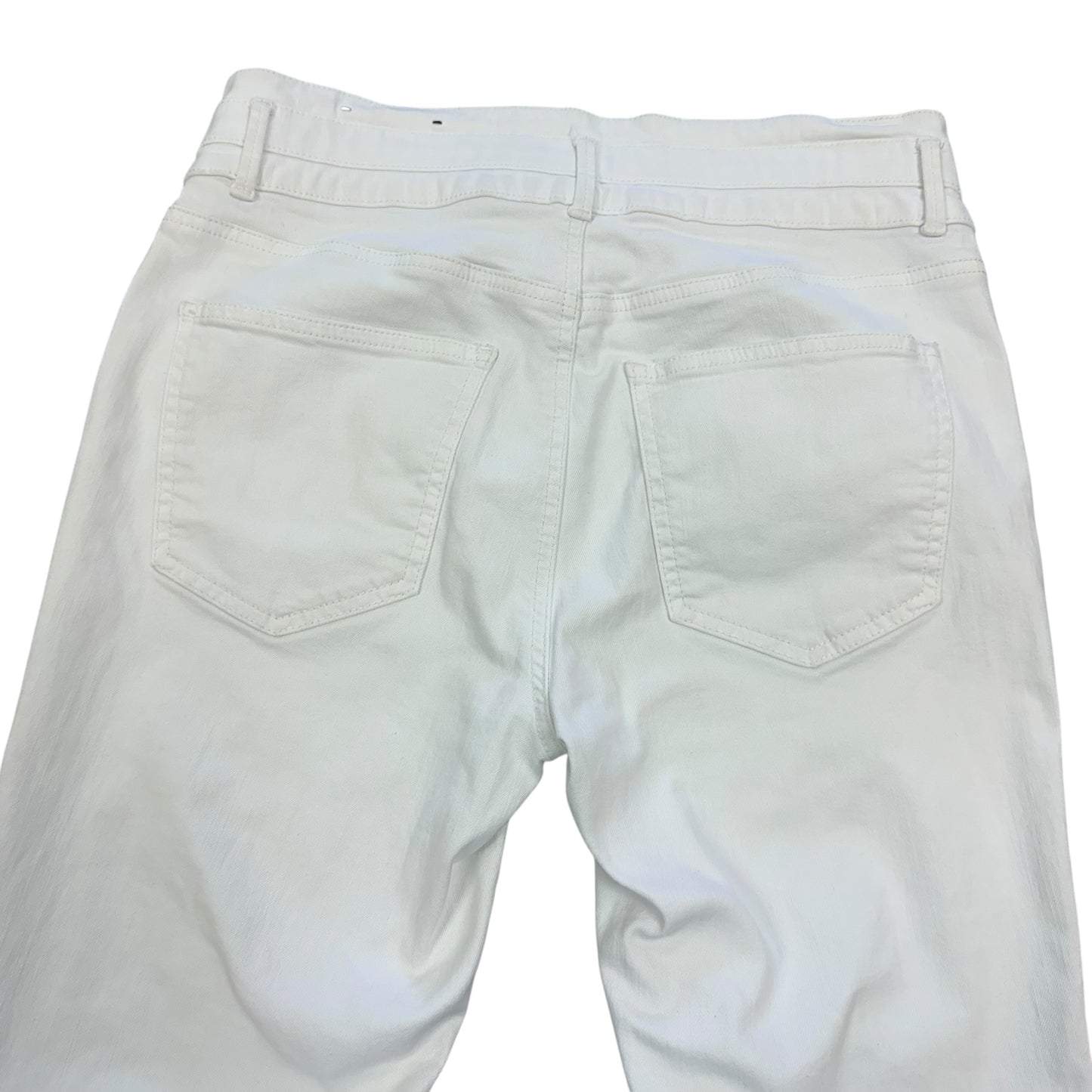 ANN TAYLOR WHITE JEANS 87 SZ 8