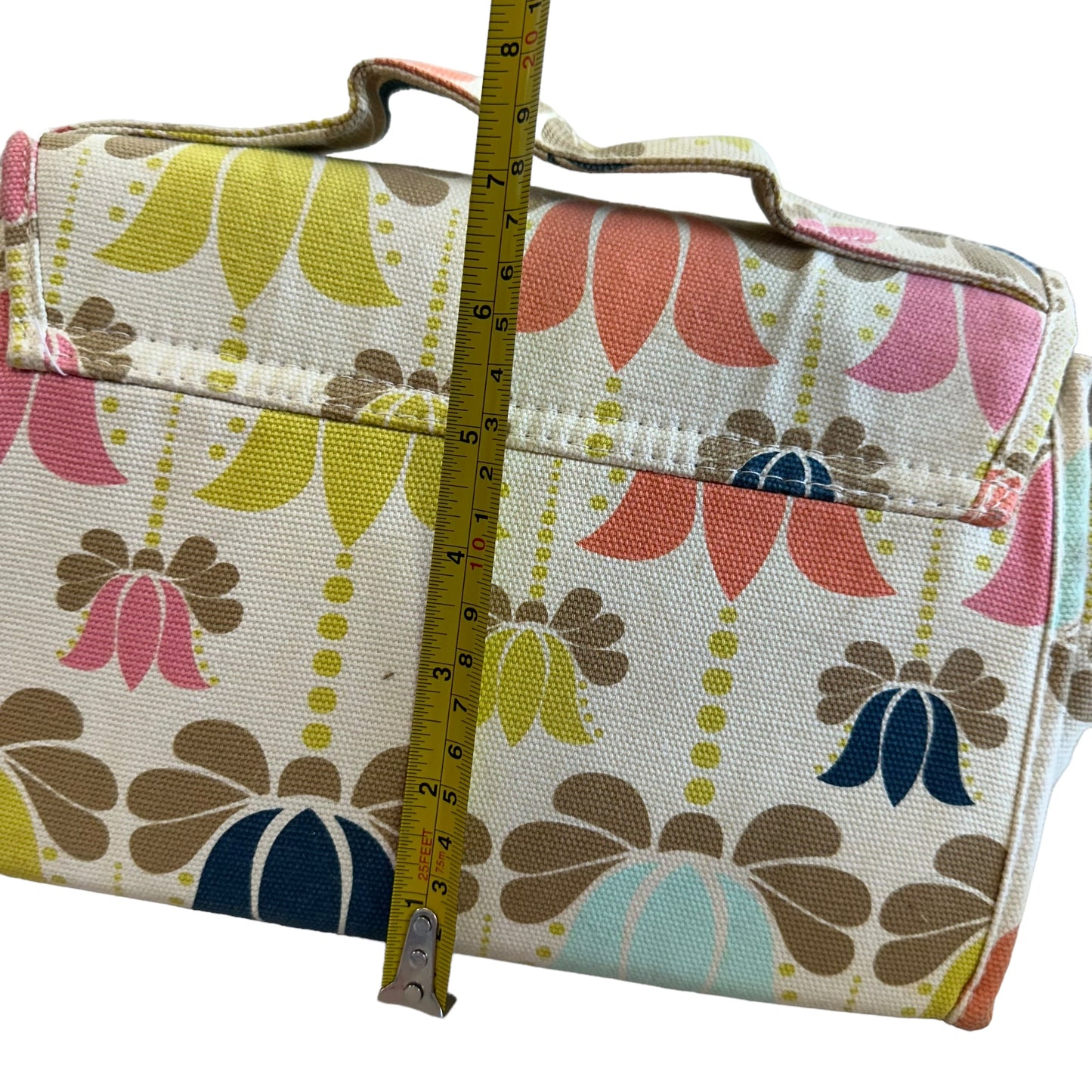 PRIMROSE HILL LONDON GROOVY FLORAL MAKEUP BAG