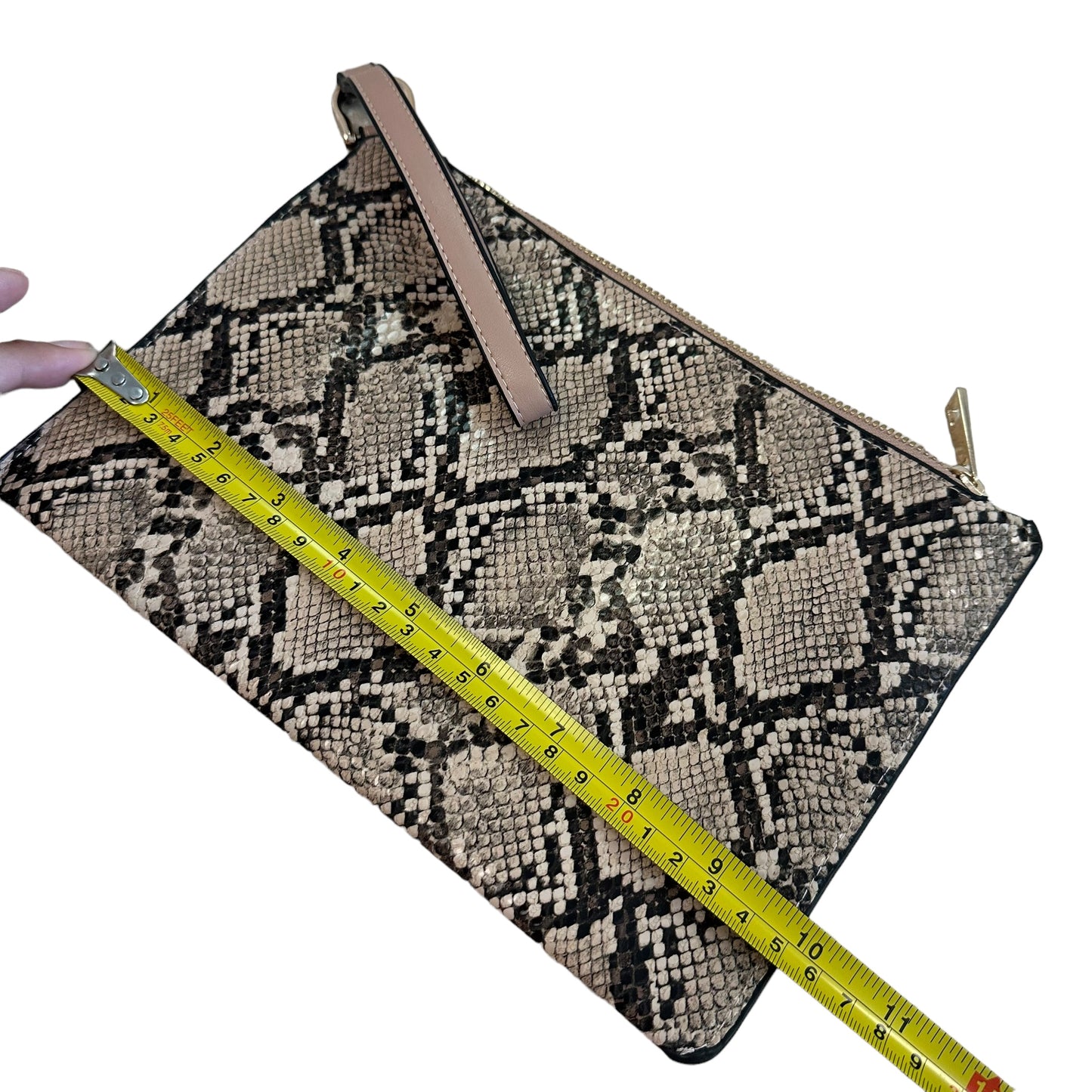 A NEW DAY SNAKESKIN WRISLET BAG