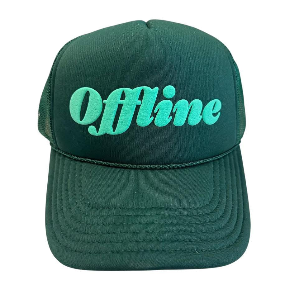 GREEN OFFLINE TRUCKER CAP 158