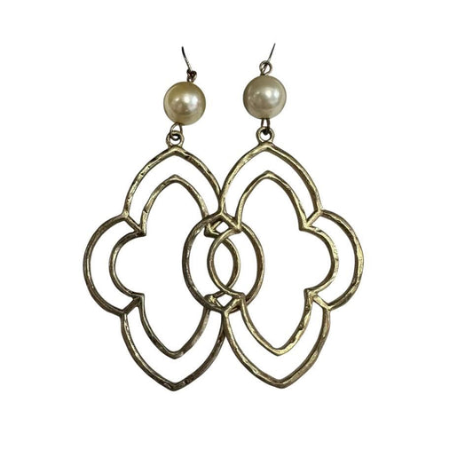 GOLD PEARL EARRINGS 62