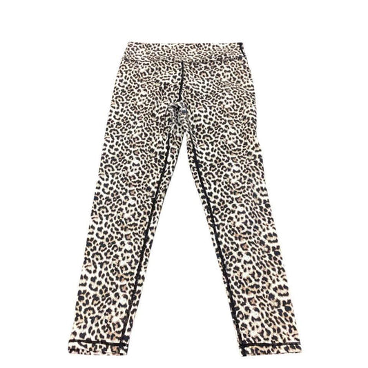 ZYIA ANIMAL PRINT ACTIVE LEGGINGS 38 Sz 8-10