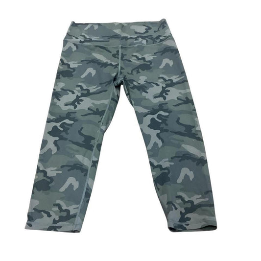 ZYIA ACTIVE GRAY CAMO LEGGINGS 15 SZ 8-10