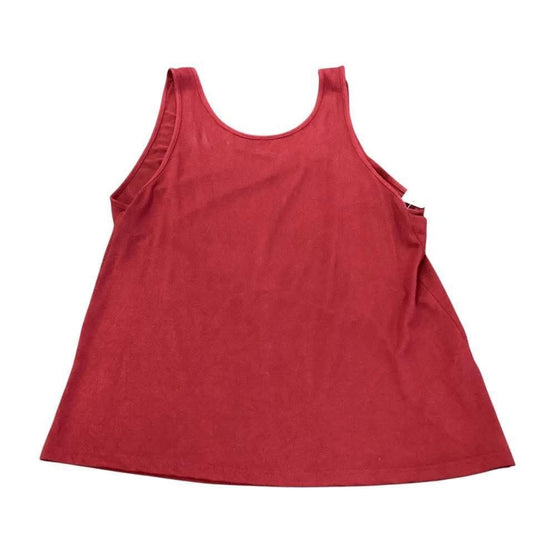ZYIA ACTIVE BRICK RED ATHLETIC TANK TOP 123 2X