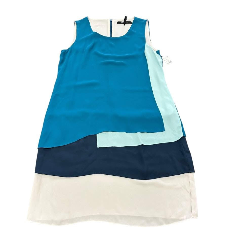 BCBG MAXZARIA COLORBLOCK DRESS 38 Sz 4