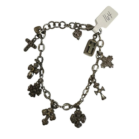 BRIGHTON SILVER CHARM BRACELET 164