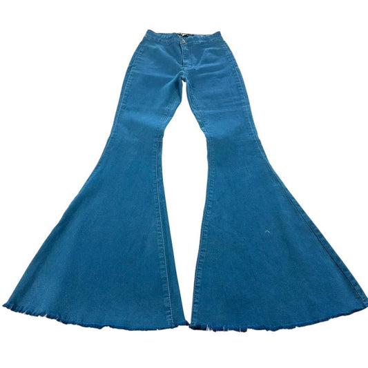 L&B HIGH RISE FLARE BLUE JEANS 100 Sz 2