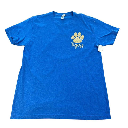 FRENSHIP TIGERS BLUE GOLD TSHIRT 143 MEDIUM