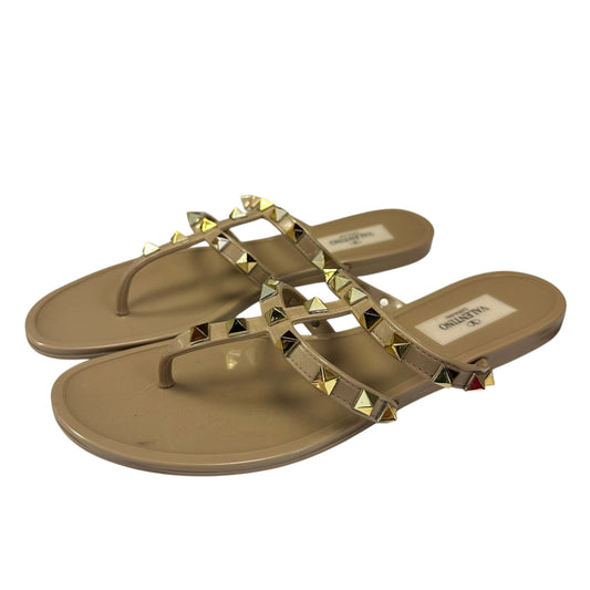 VALENTINO ROCK STUDDED JELLY SANDALS 226 Sz 36 / 6