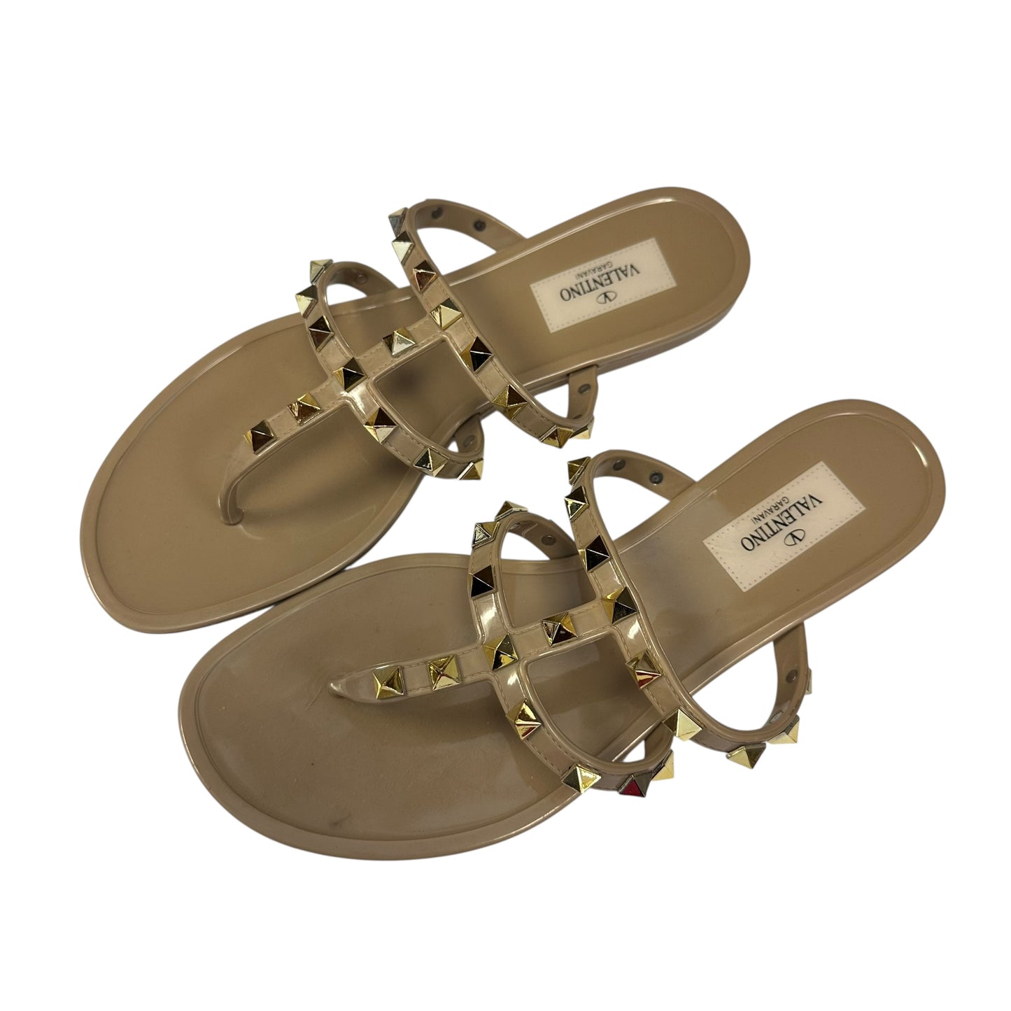 VALENTINO ROCK STUDDED JELLY SANDALS 226 Sz 36 / 6