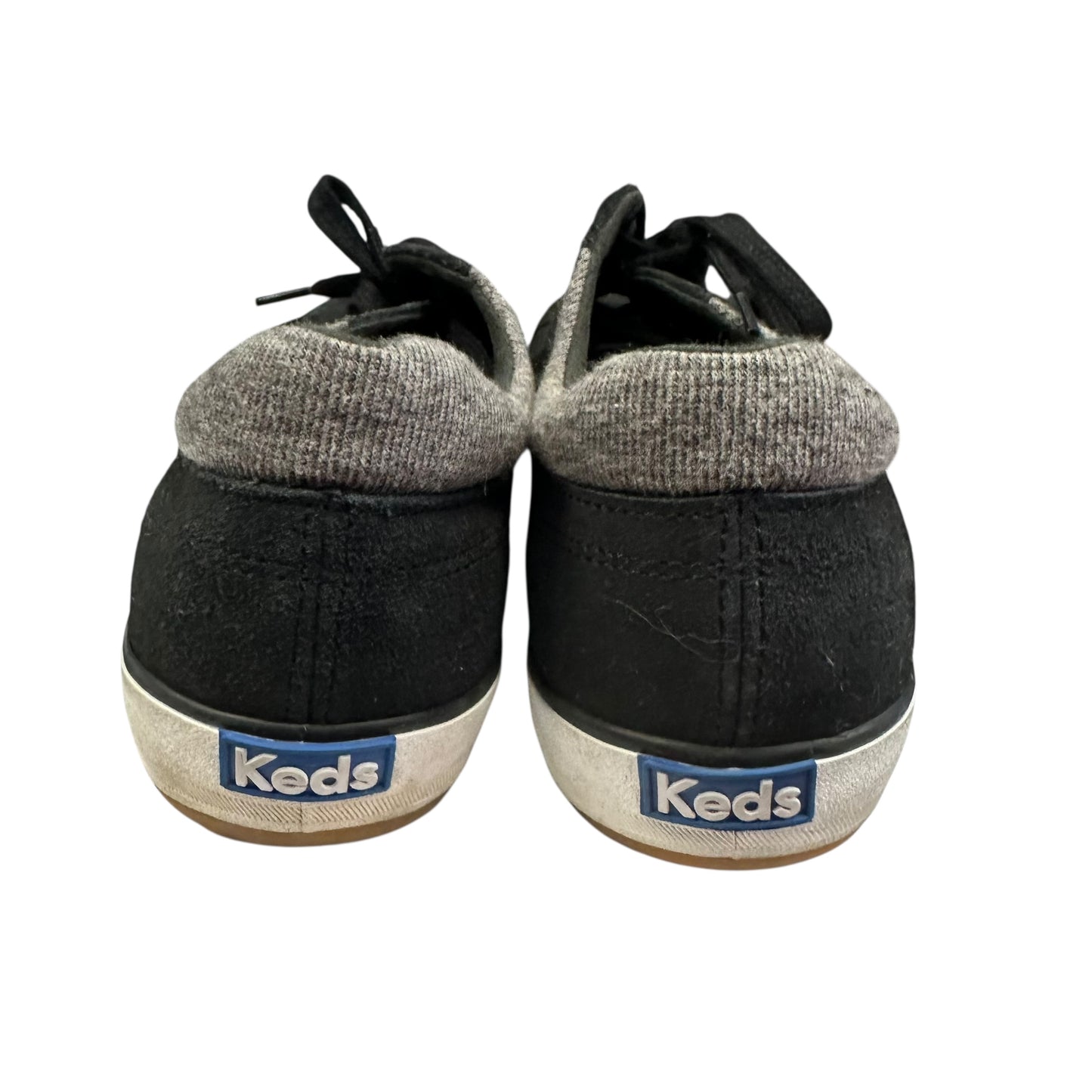 KEDS CENTER III BLACK SUEDE SNEAKER 217 Sz 8.5