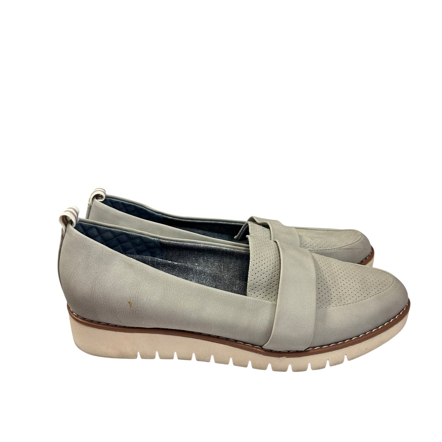 DR SCHOLLS IMAGINE LOAFERS GRAY 217 Sz 8