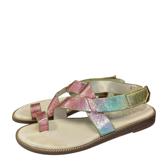 FRANCO SARTO GESS RAINBOW SANDALS 227 Sz 8