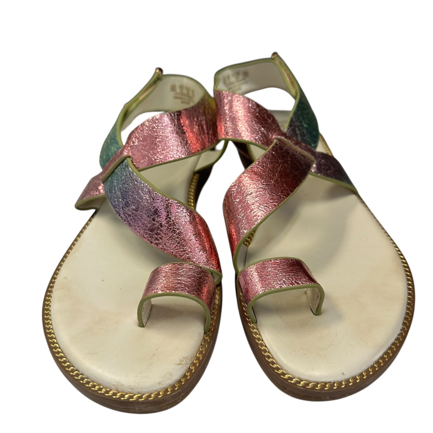 FRANCO SARTO GESS RAINBOW SANDALS 227 Sz 8