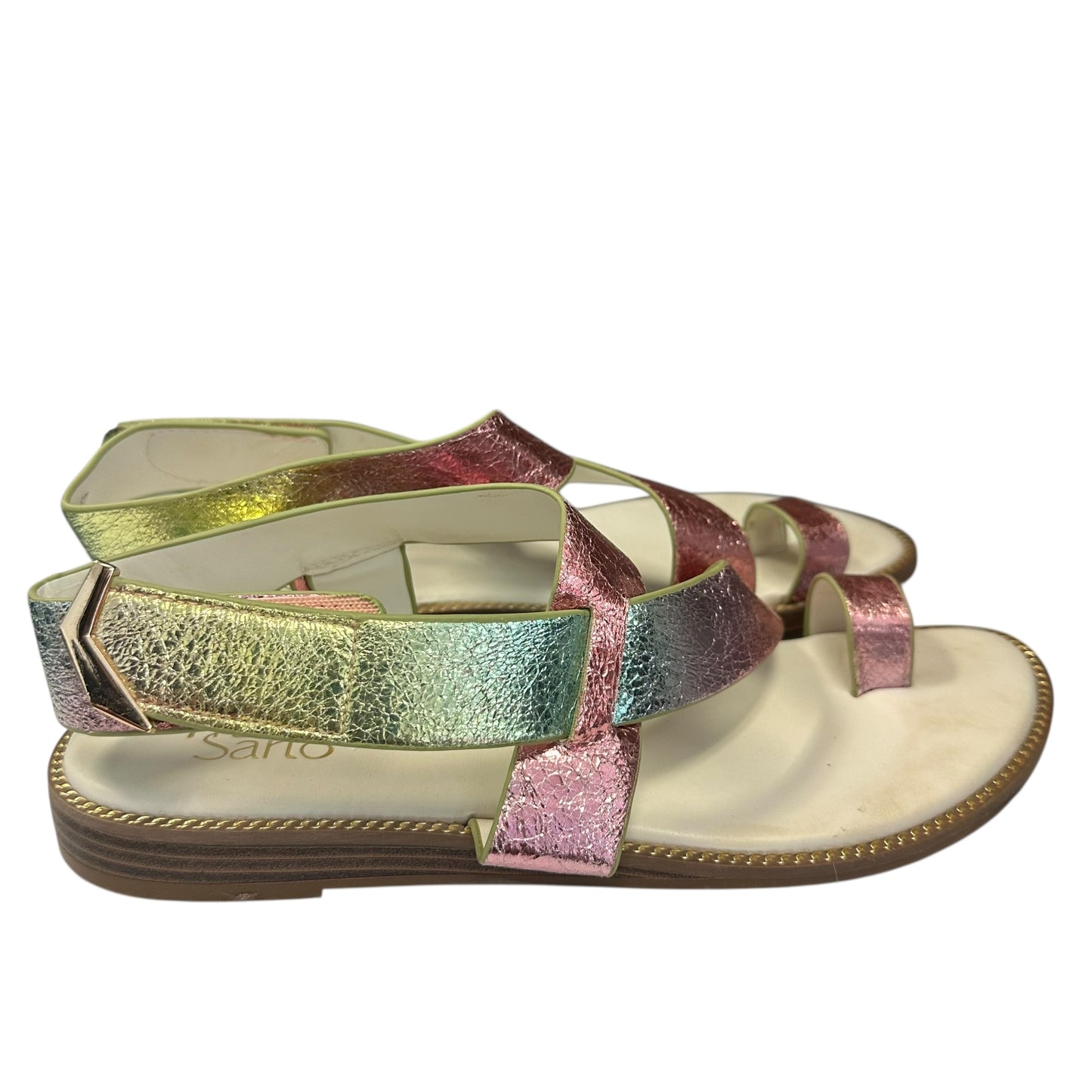 FRANCO SARTO GESS RAINBOW SANDALS 227 Sz 8