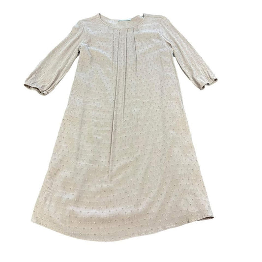 CES FEMME DUSTY PINK SWISS DOT DRESS NWOT SMALL