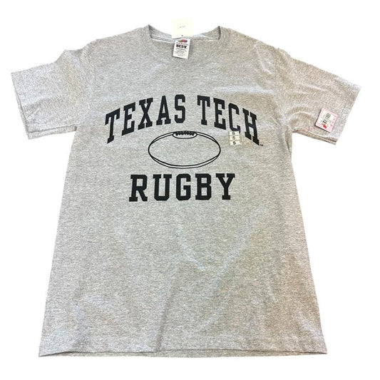 TEXAS TECH RUGBY GRAY TSHIRT NWT 108 SMALL