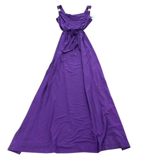ANN TAYLOR PURPLE MAXI DRESS 166 MEDIUM