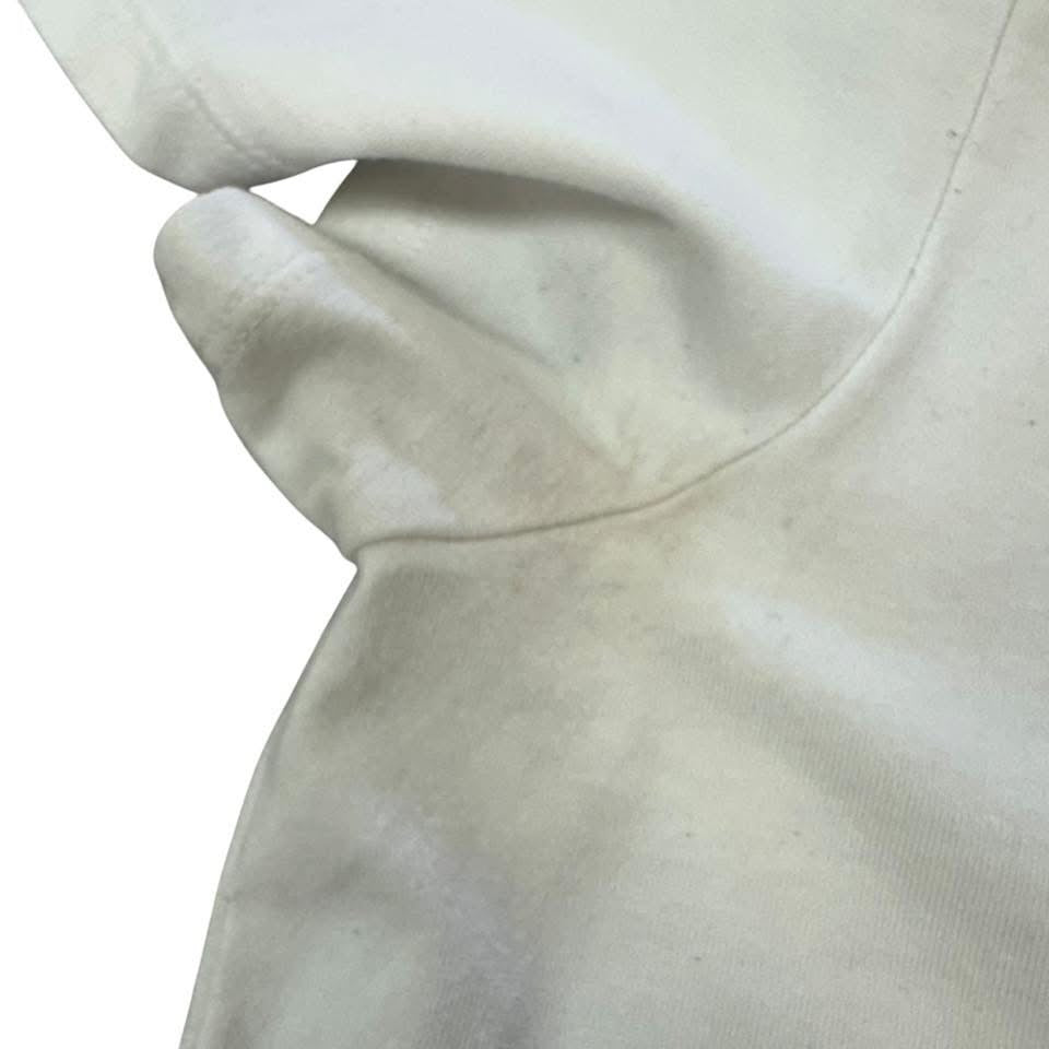 UNDER ARMOUR HEAT GEAR HUMBLE HUNGRY WHITE TSHIRT 82 LARGE *WEAR