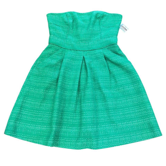 BANANA REPUBLIC GREEN TWEED DRESS NWT 6 PETITE