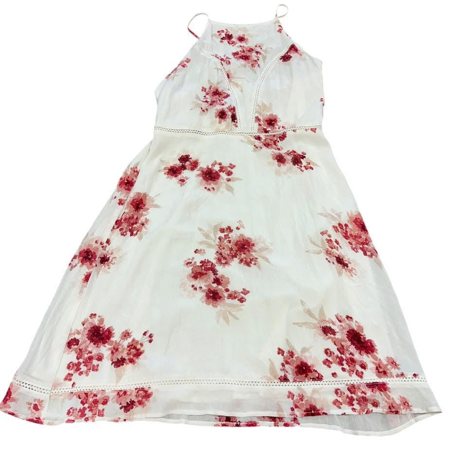 GF COLLECTION WHITE FLORAL DRESS 100 NWT SZ 6