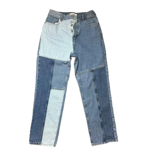 PACSUN HIGH RISE STRAIGHT PATCHWORK SZ 27