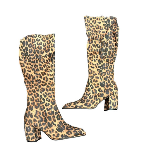 BRAND NEW IN BOX MARC JACOBS ANIMAL PRINT KNEE HIGH BOOTS SZ 8.5W