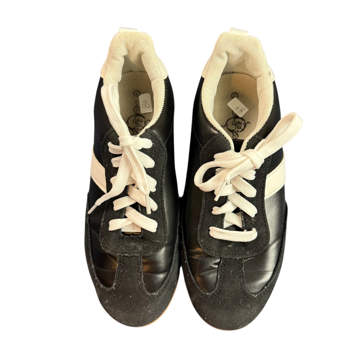 SOLE MATES BLACK FASHION SNEAKERS 84 SZ 7