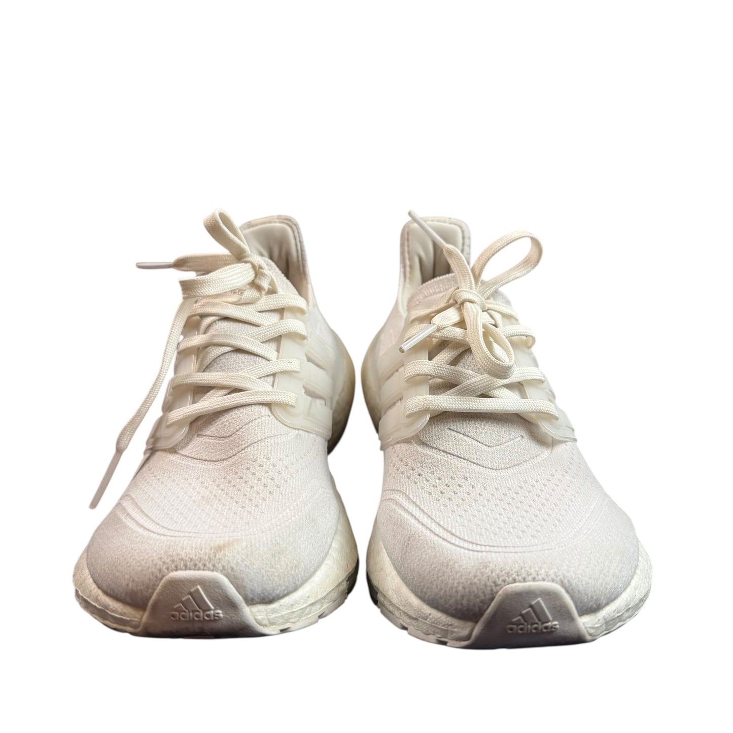 ADIDAS WHITE ULTRABOOST 21 ATHLETIC SNEAKERS 100 SZ 6