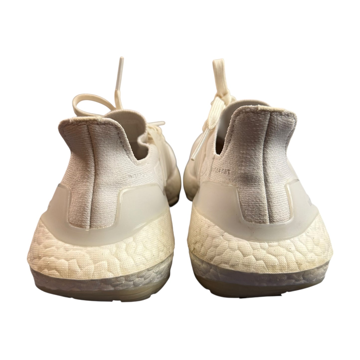 ADIDAS WHITE ULTRABOOST 21 ATHLETIC SNEAKERS 100 SZ 6