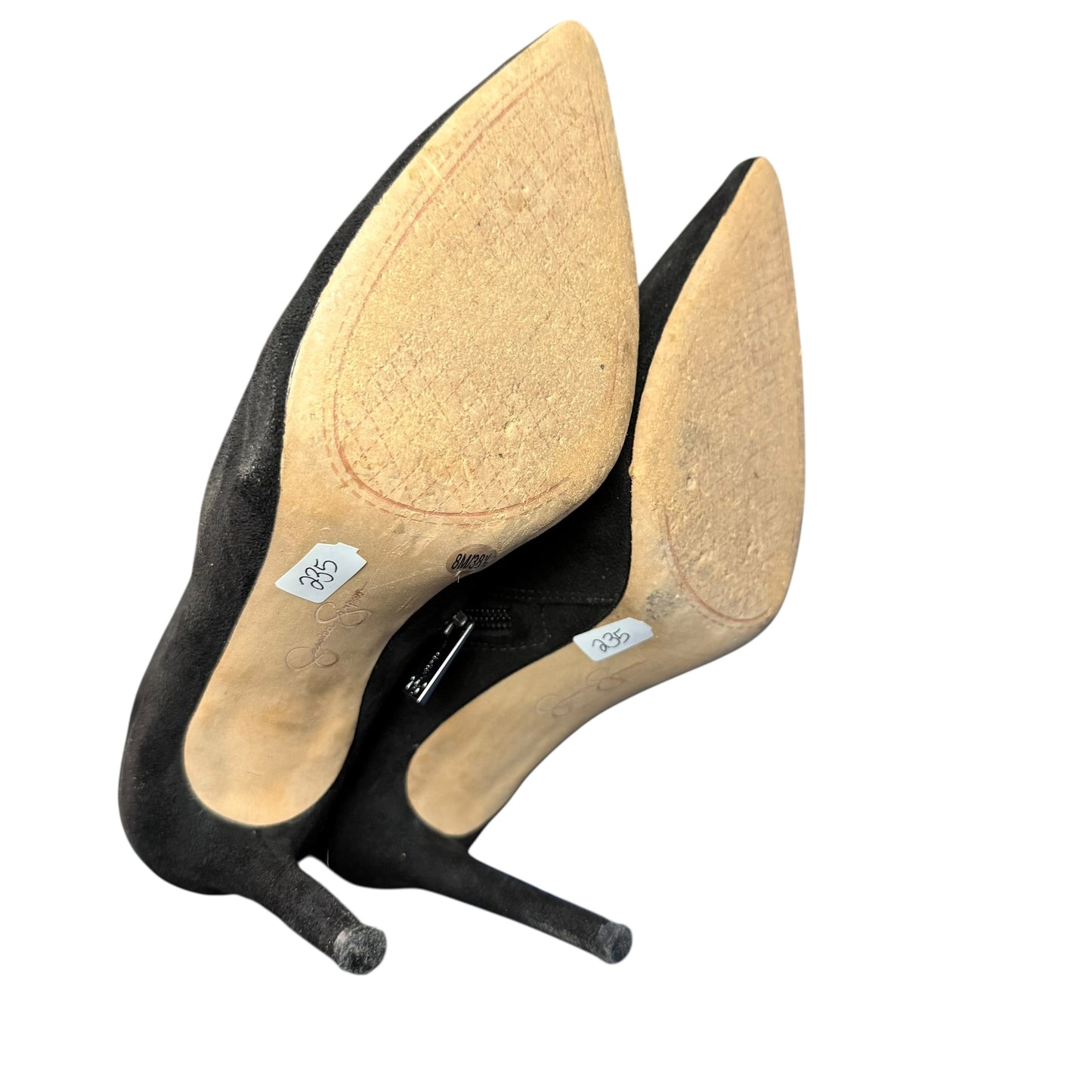 JESSICA SIMPSON LYRELLE MICROSUEDE OVER THE KNEE BOOTS BLACK 235 SZ 8