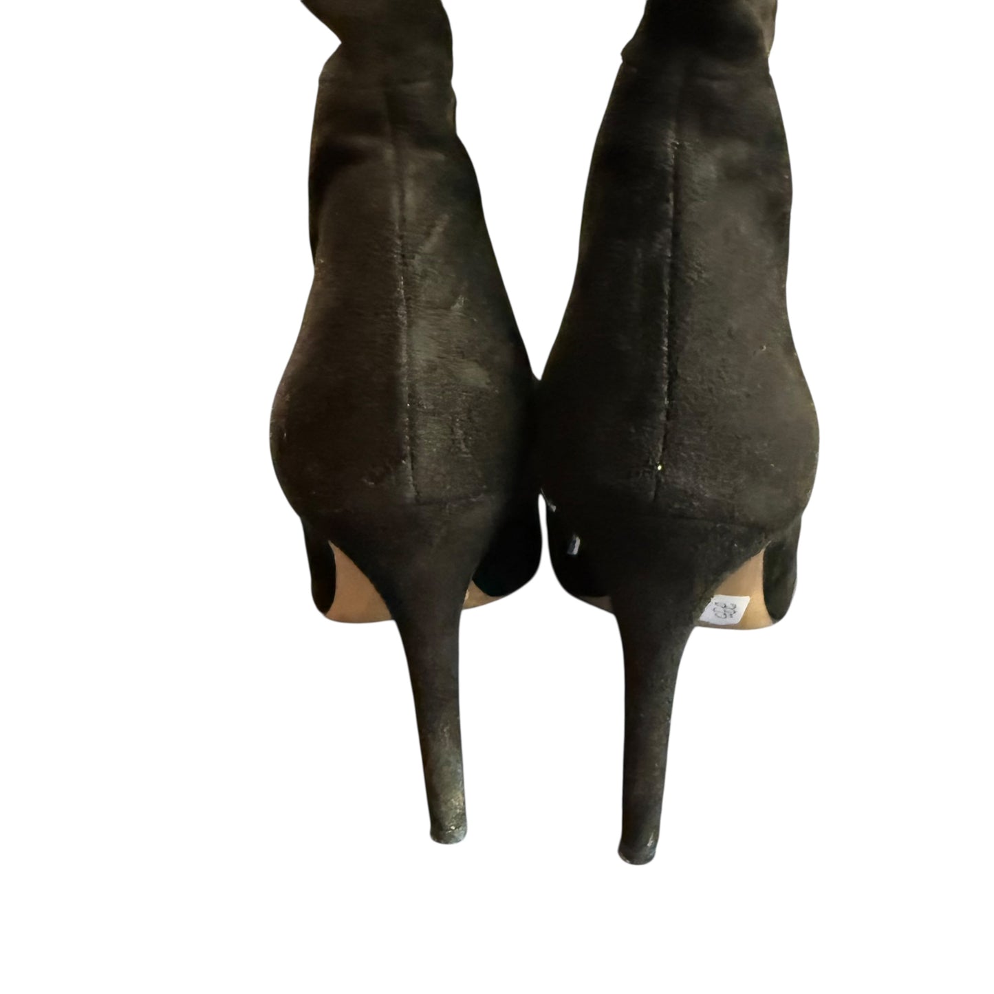 JESSICA SIMPSON LYRELLE MICROSUEDE OVER THE KNEE BOOTS BLACK 235 SZ 8