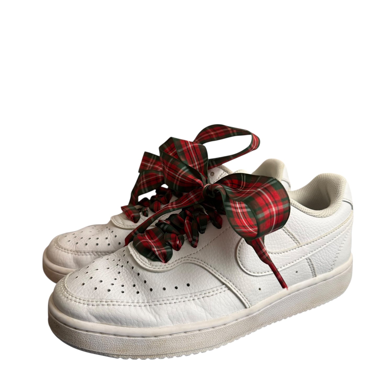 NIKE COURT VISION LOW WHITE SNEAKERS 100 SZ 7