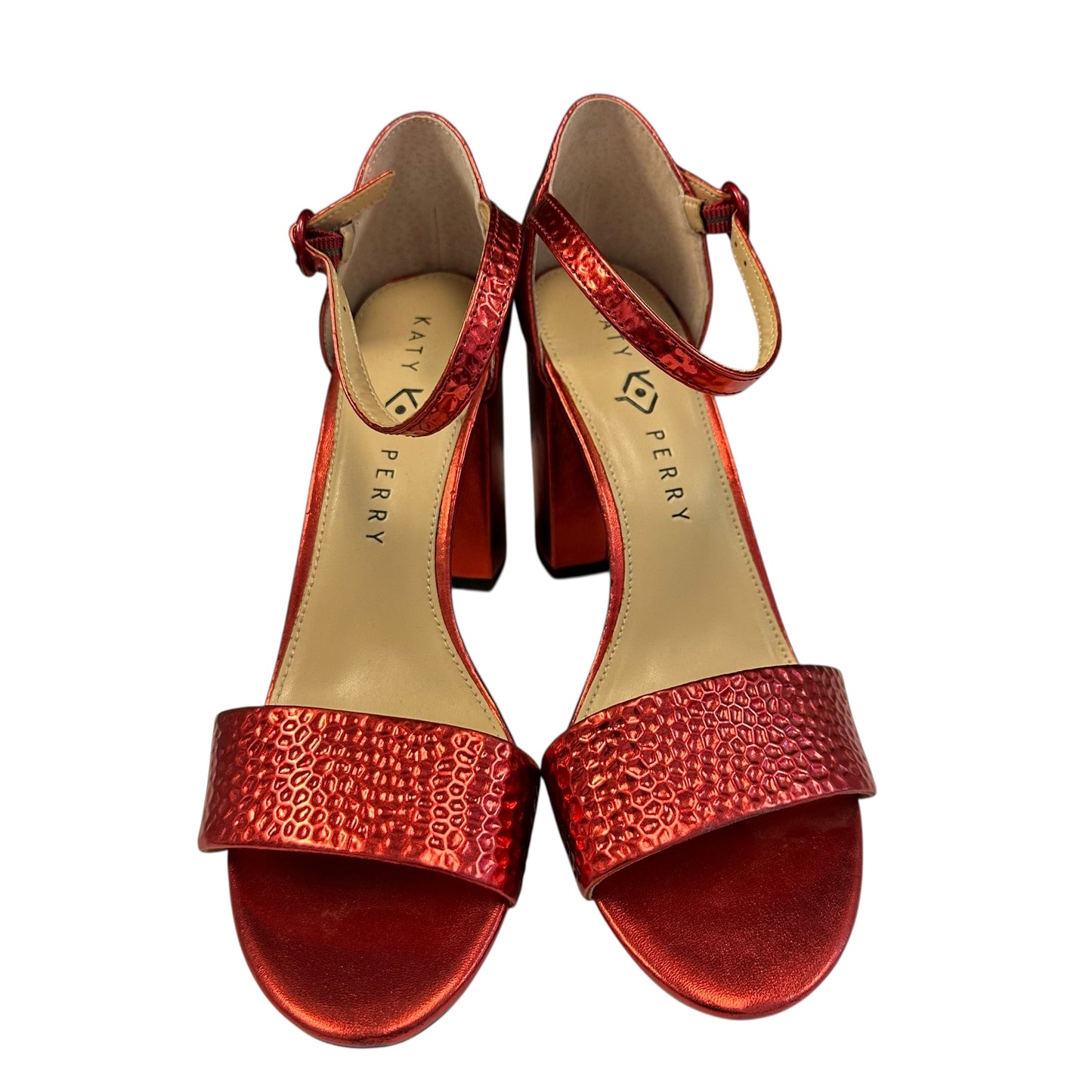 KATE PERRY RED HEELS 220 Sz 9