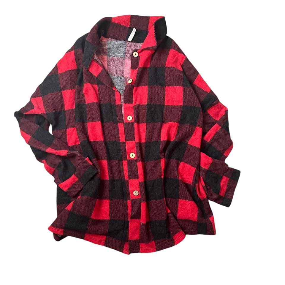 BUFFALO PLAID SHACKET 125  1X