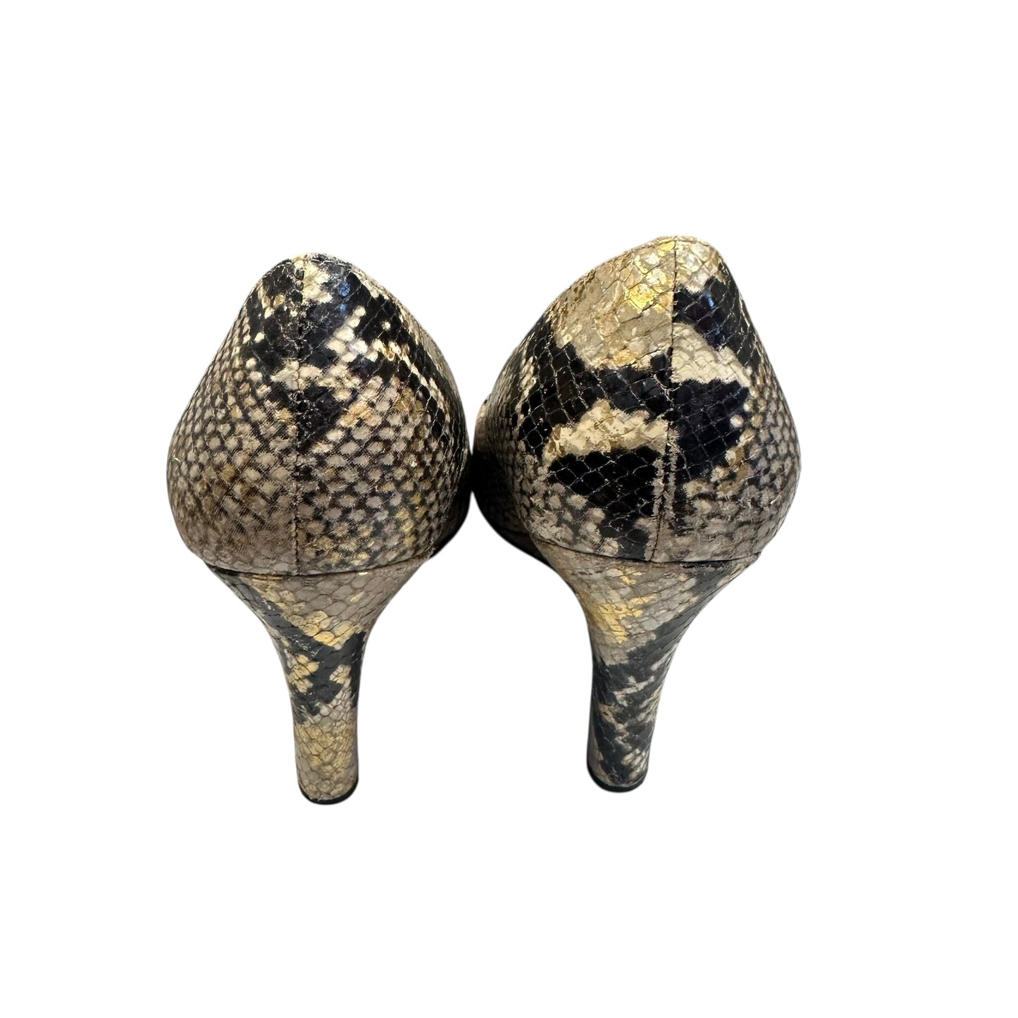 KATE SPADE LEATHER SNAKESKIN WEDGES 220 Sz 9.5