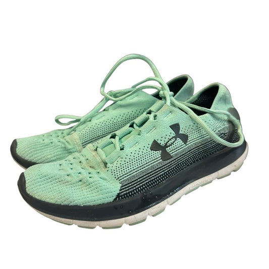 UNDER ARMOUR SPEEDOFF MINT BLACK SNEAKERS 143 Sz 9.5