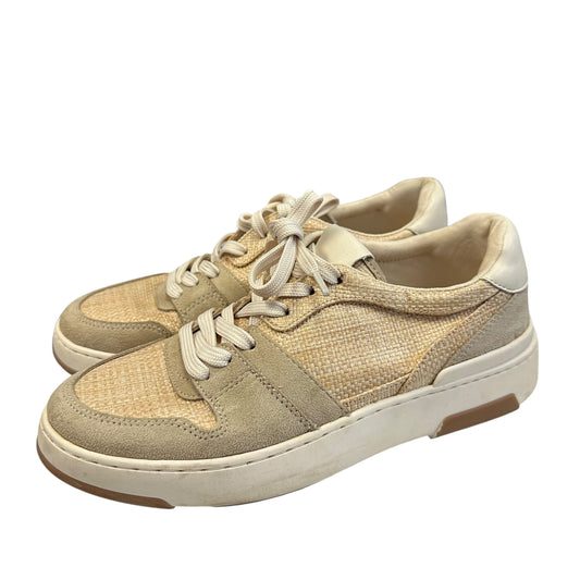 STEVEN STRAW TAUPE SNEAKERS 39 Sz 8