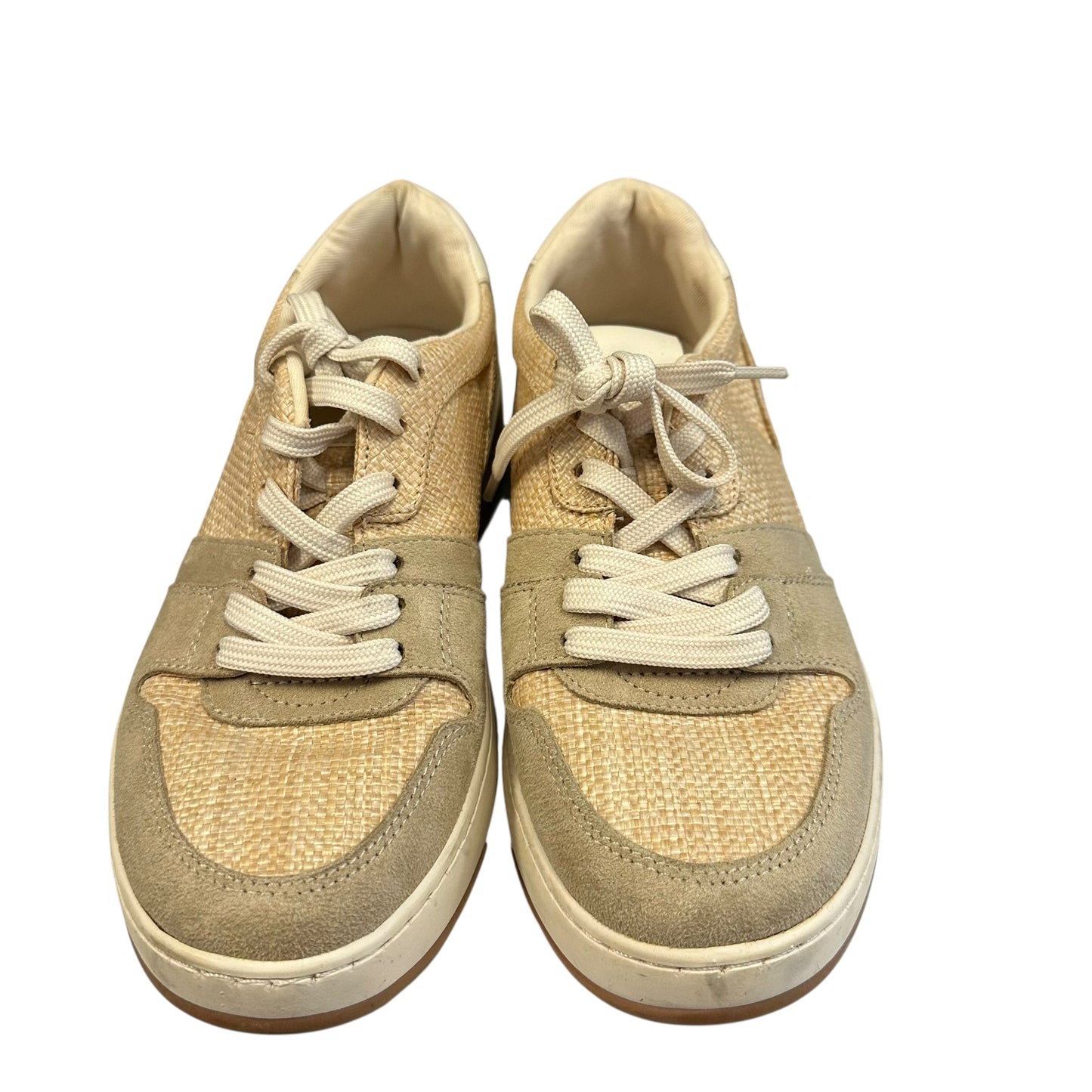 STEVEN STRAW TAUPE SNEAKERS 39 Sz 8